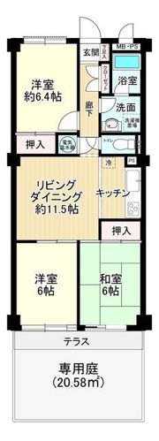 ルミネ春日部の間取り画像