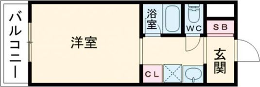 ドーミー高松錦町の間取り画像