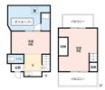 草津市東矢倉3丁目テラスハウスの間取り画像