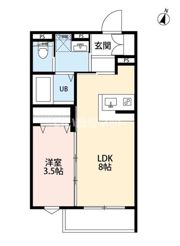 robot home 習志野Ⅱの間取り画像