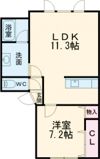 chouchou（シュシュ）の間取り画像