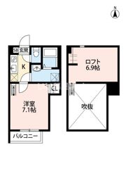 カーサグランデ大久保の間取り画像