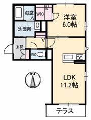 ベレオ花尻の間取り画像