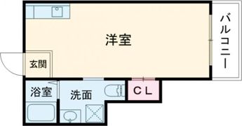 尾長東アパートD棟の間取り画像