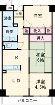 エスペラール神戸の間取り画像