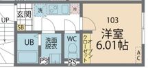 カインドネス本厚木Eastの間取り画像