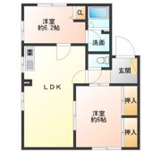 メゾンフィオーレⅢの間取り画像