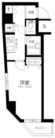 ジュエル上野毛の間取り画像