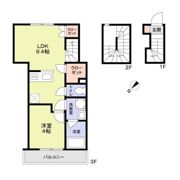 WoodCrest沼袋Residenceの間取り画像