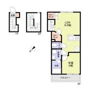 WoodCrest沼袋Residenceの間取り画像