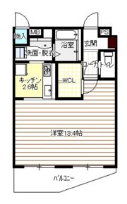 アルファ八田の間取り画像