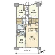 シティテラス八潮の間取り画像