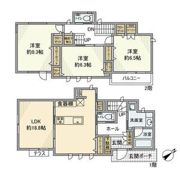 港南戸建の間取り画像