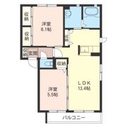 ルミエール Bの間取り画像