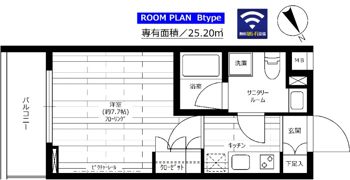 グランドコンシェルジュ千駄ヶ谷の間取り画像