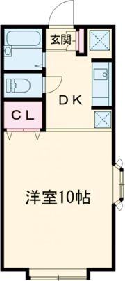コーポK1の間取り画像