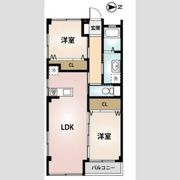 豊ハイツの間取り画像
