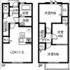 MAISONETTE LAND楽田Aの間取り画像