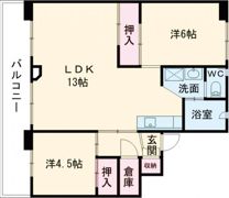ビレッジハウス恵み野1号棟の間取り画像