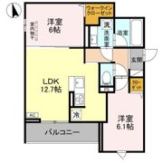 TORISIA新河岸の間取り画像