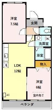 みのりマンションの間取り画像