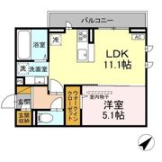 D-ROOM君塚ⅠBの間取り画像