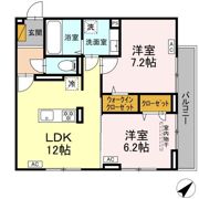 D-ROOM君塚ⅠBの間取り画像