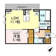 D-ROOM君塚ⅠBの間取り画像