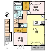 Terra Alta （ﾃｪﾗｧ ｱﾙﾀ）の間取り画像