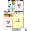 ビリーヴ ABの間取り画像