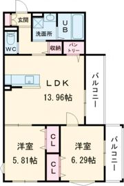 Foresta小町の間取り画像