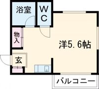 ビリオン有瀬の間取り画像