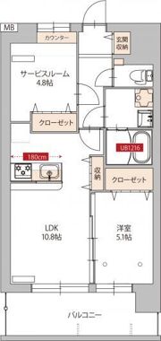 メゾン・ド・リヴェールの間取り画像