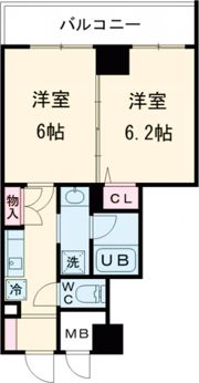 オセオ弁天の間取り画像