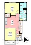 P’CASTELLO Bの間取り画像