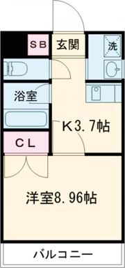 ソレイユ高野の間取り画像