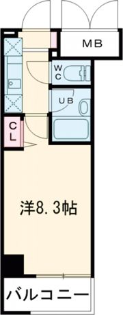 オセオ弁天の間取り画像
