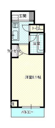 オセオ弁天の間取り画像