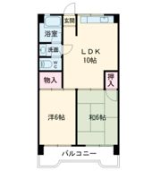 ヴィラアンソレイエ今治八町西の間取り画像