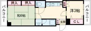 トシヤマンションの間取り画像