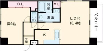 プレステージ野田町の間取り画像
