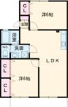 セジュール日高 A棟の間取り画像