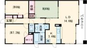 ライズ西堀の間取り画像