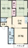 エスポワールU B棟の間取り画像
