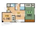 北野KIフラットの間取り画像