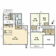 本町戸建の間取り画像