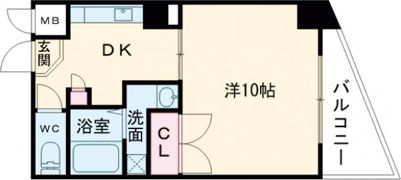 プライムコートKの間取り画像