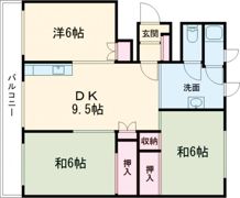 日新町ハイツの間取り画像