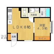 ラフィーノ河原町の間取り画像