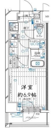 レガリス溝の口の間取り画像
